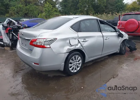 2014 Nissan Sentra Sv из США, поврежденный, VIN 3N1AB7AP0EY330501